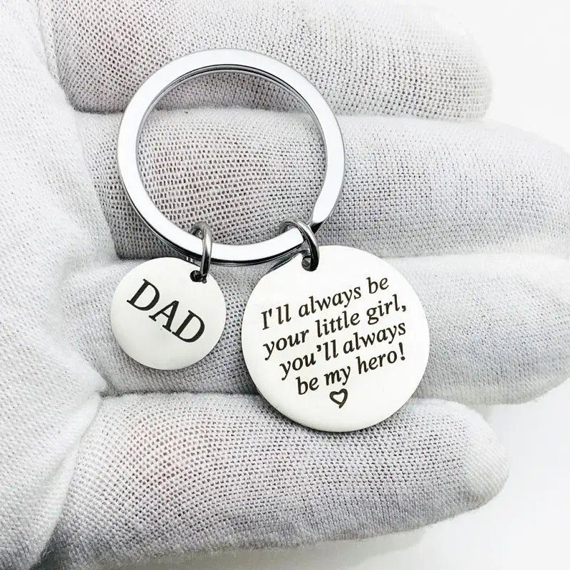 Dad My Hero-Keychain